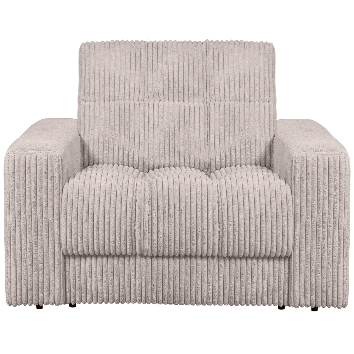 Second Date Fauteuil Grove Ribstof Naturel van WOOOD – Luxe comfort op maat van PureWonen. Vraag naar de beste prijs.