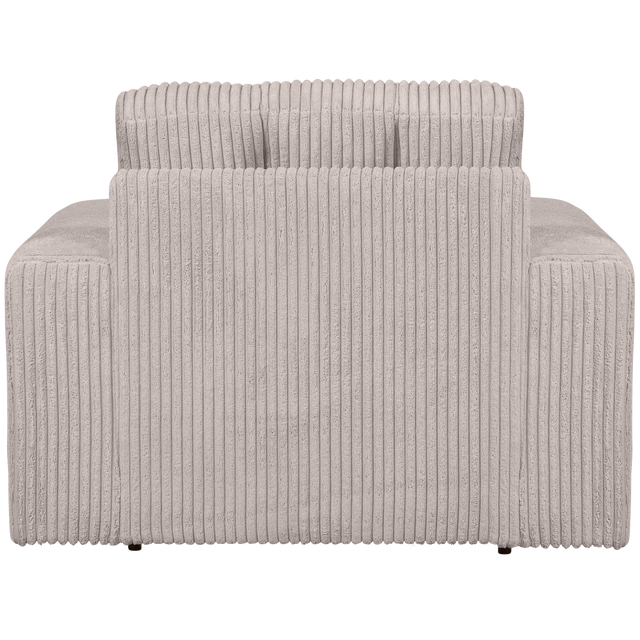 Second Date Fauteuil Grove Ribstof Naturel van WOOOD – Luxe comfort op maat van PureWonen. Vraag naar de beste prijs.