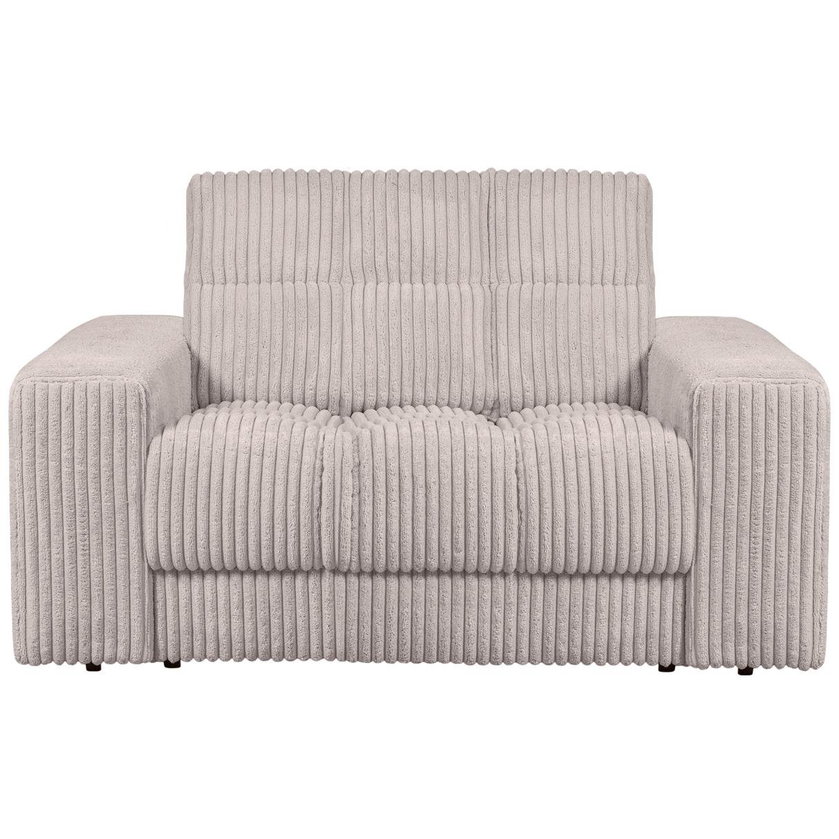 Second Date Loveseat Grove Ribstof Naturel van WOOOD – Luxe comfort op maat van PureWonen. Vraag naar de beste prijs.