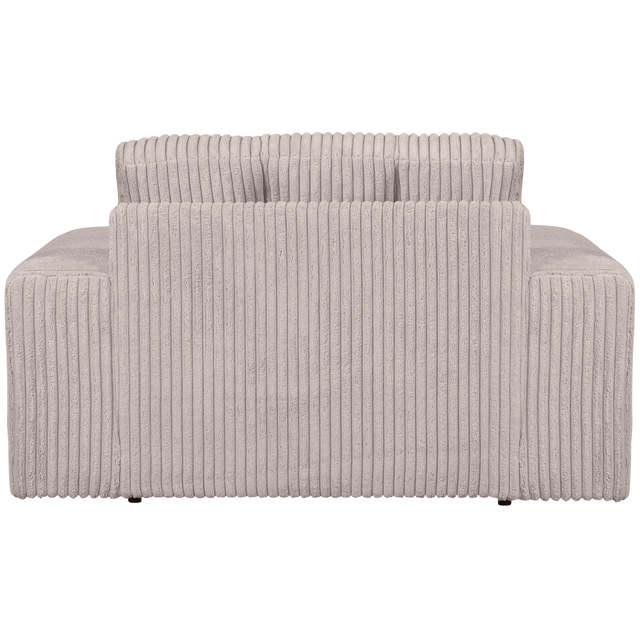 Second Date Loveseat Grove Ribstof Naturel van WOOOD – Luxe comfort op maat van PureWonen. Vraag naar de beste prijs.