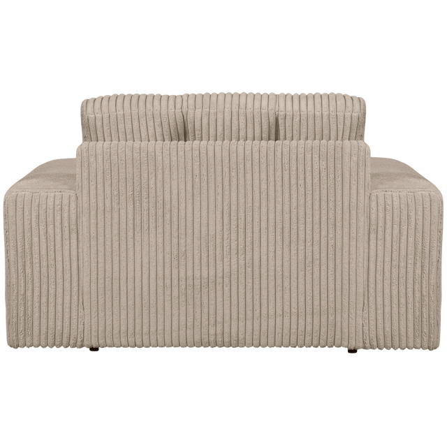 Second Date Loveseat Grove Ribstof Travertin van WOOOD – Luxe comfort op maat van PureWonen. Vraag naar de beste prijs.