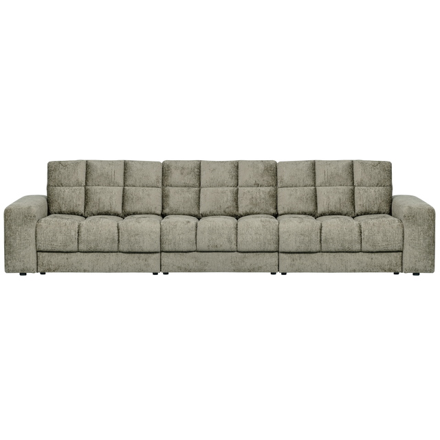 Second Date 3 Zits Bank Structure Velvet Frost van WOOOD – Luxe comfort op maat van PureWonen. Vraag naar de beste prijs.