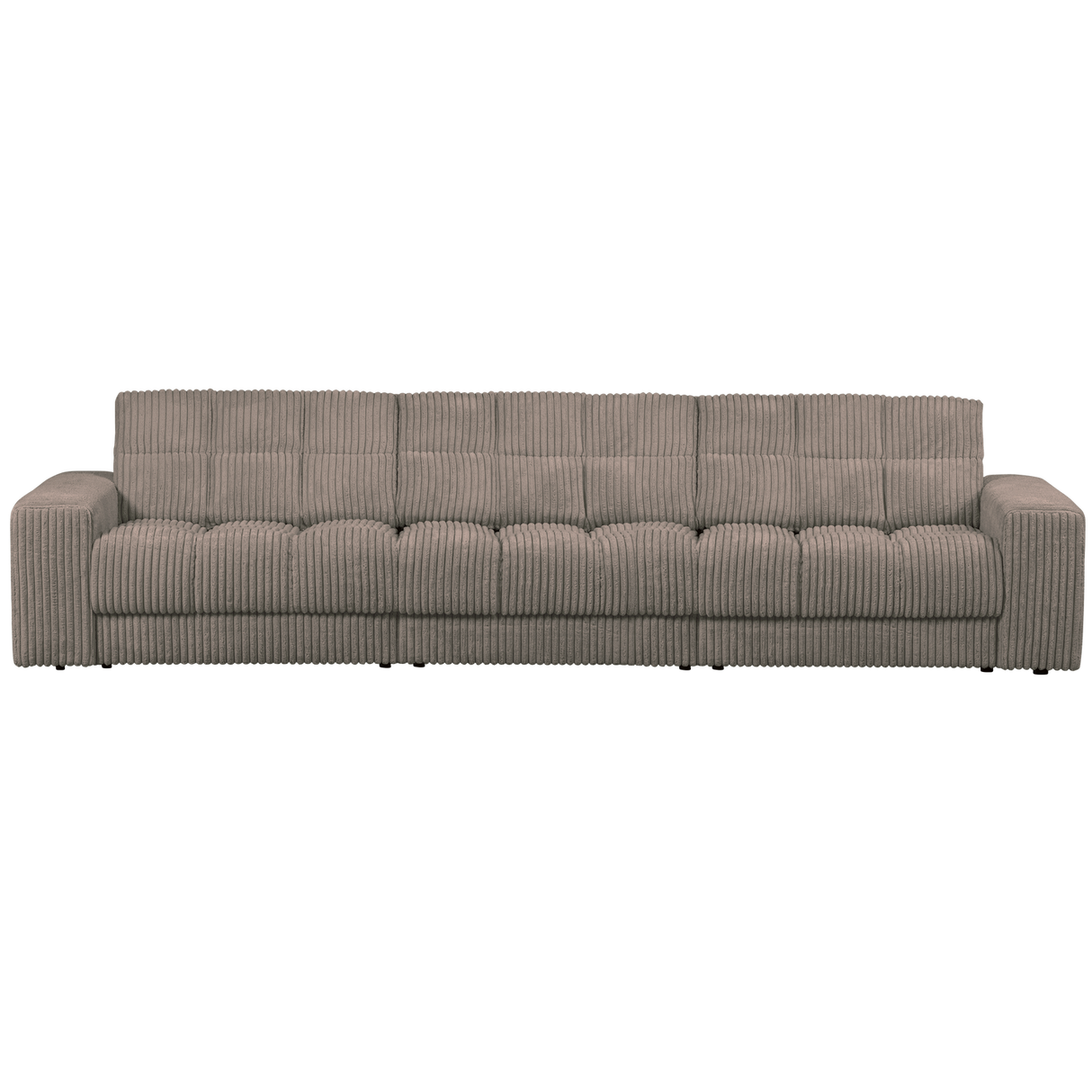 Second Date 3 Zits Bank Grove Ribstof Mud van WOOOD – Luxe comfort op maat van PureWonen. Vraag naar de beste prijs.