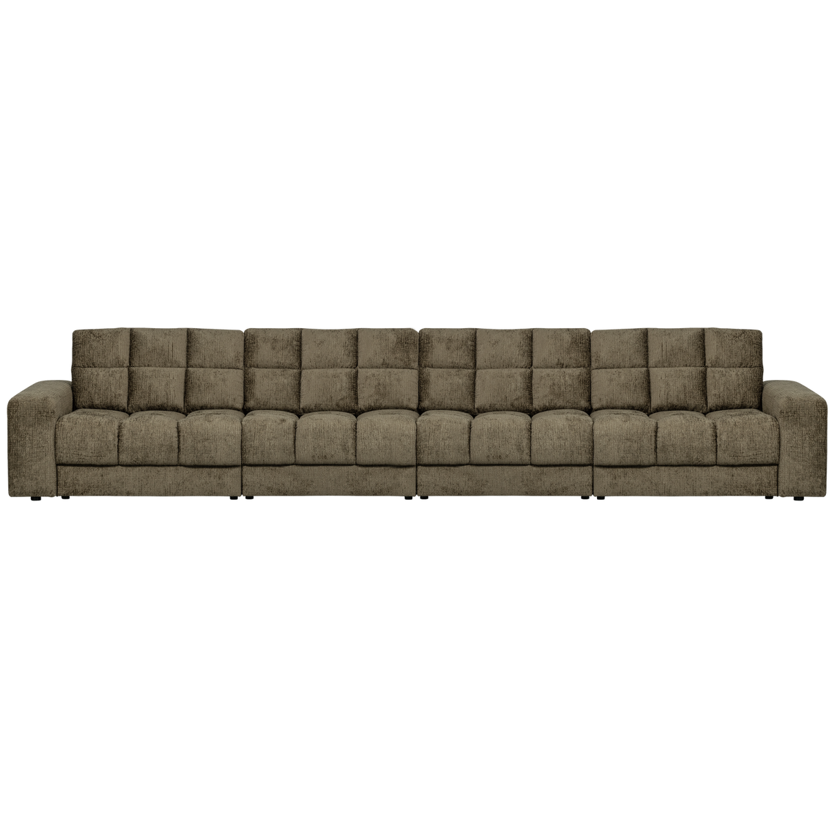 Second Date 4 Zits Bank Structure Velvet Bonsai van WOOOD – Luxe comfort op maat van PureWonen. Vraag naar de beste prijs.