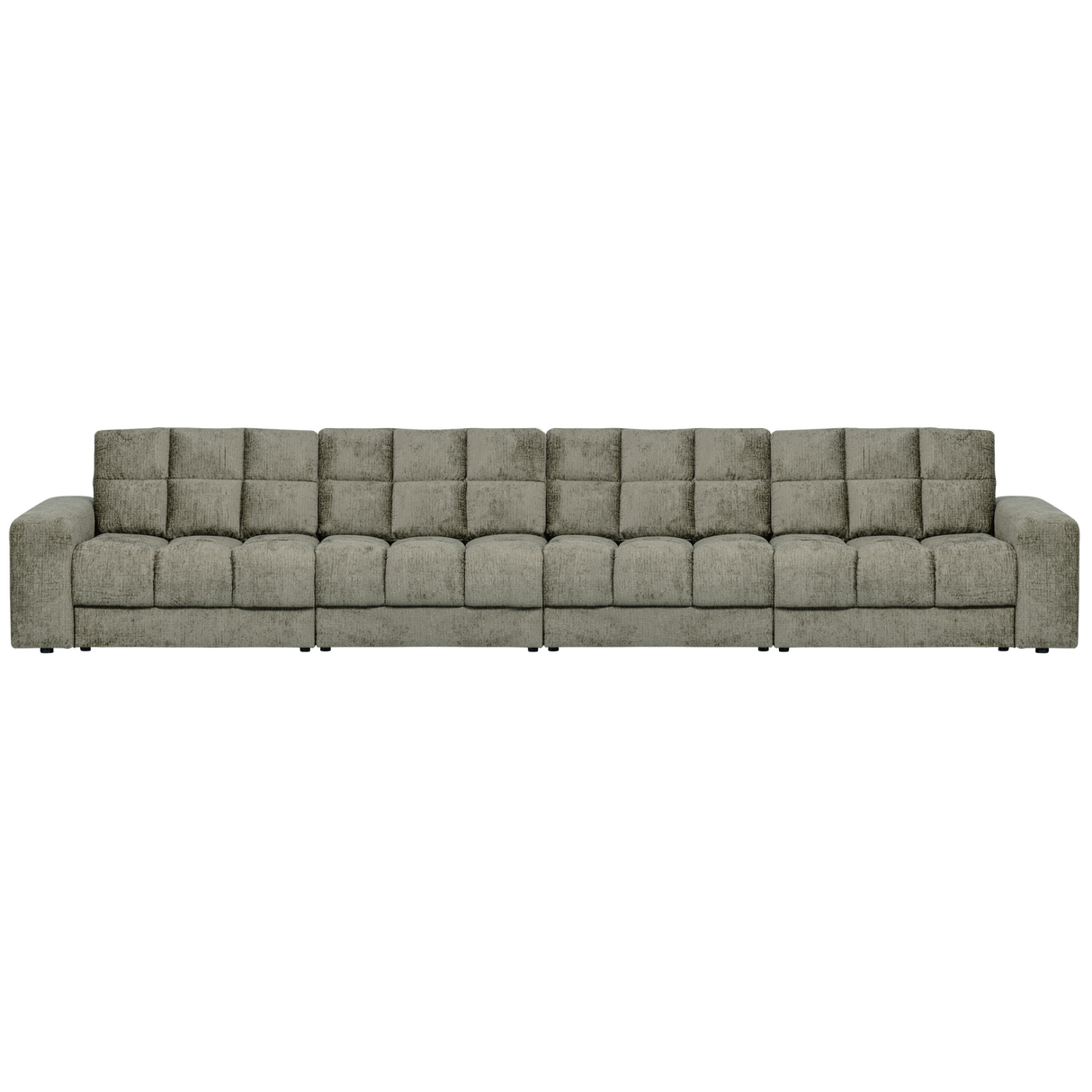 Second Date 4 Zits Bank Structure Velvet Frost van WOOOD – Luxe comfort op maat van PureWonen. Vraag naar de beste prijs.