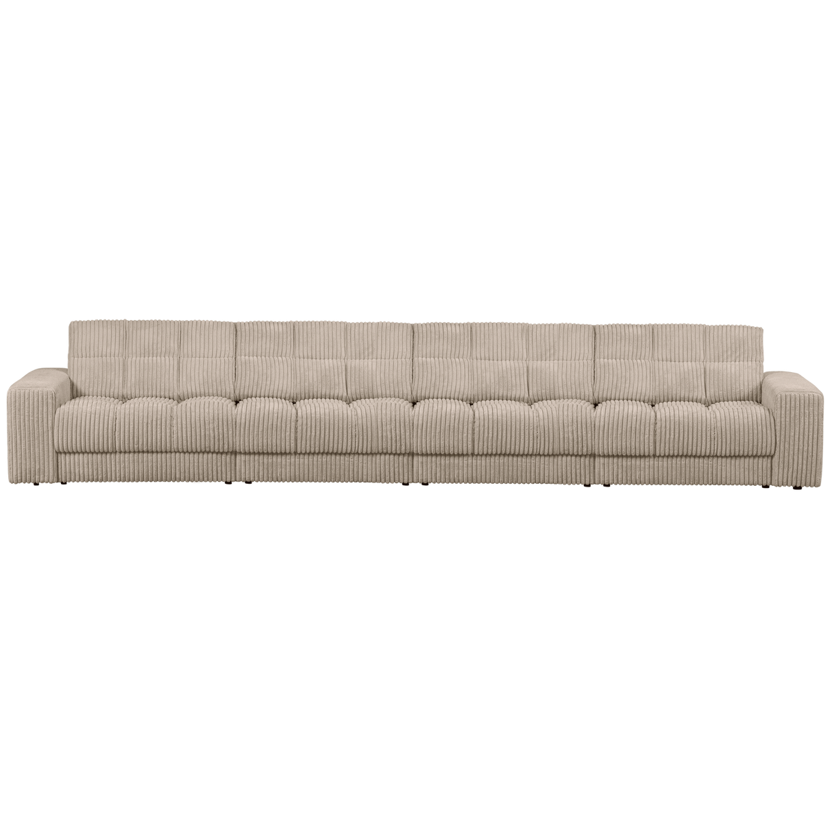Second Date 4 Zits Bank Grove Ribstof Travertin van WOOOD – Luxe comfort op maat van PureWonen. Vraag naar de beste prijs.