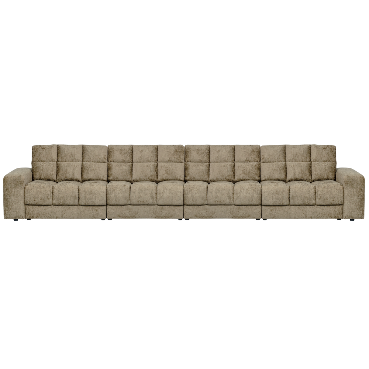 Second Date 4 Zits Bank Structure Velvet Wheatfield van WOOOD – Luxe comfort op maat van PureWonen. Vraag naar de beste prijs.