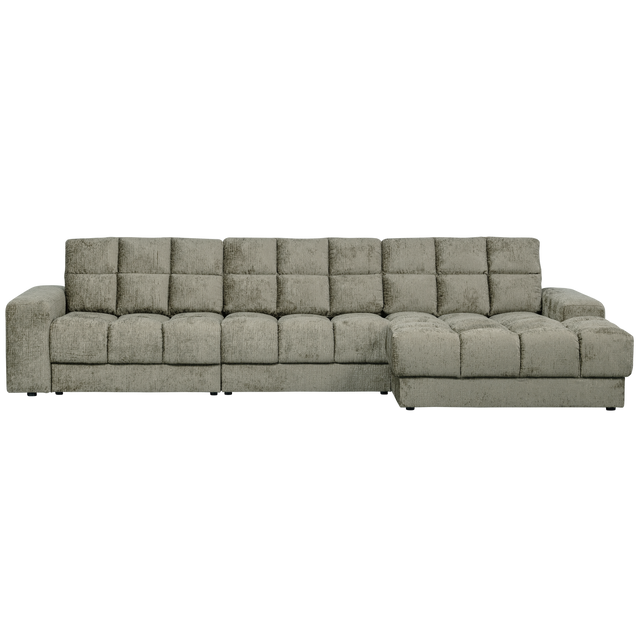 Second Date Chaise Longue Rechts Structure Velvet Frost van WOOOD – Luxe comfort op maat van PureWonen. Vraag naar de beste prijs.