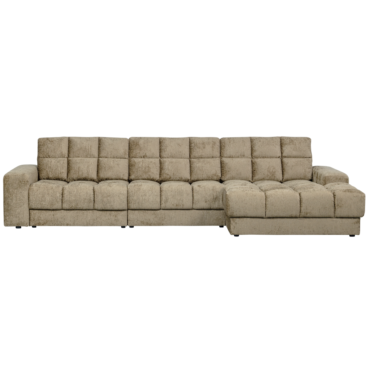 Second Date Chaise Longue Rechts Structure Velvet Wheatfield van WOOOD – Luxe comfort op maat van PureWonen. Vraag naar de beste prijs.