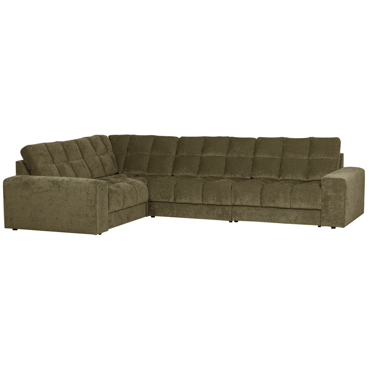 Second Date Hoekbank Links Vintage Groen van WOOOD – Luxe comfort op maat van PureWonen. Vraag naar de beste prijs.