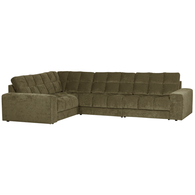 Second Date Hoekbank Links Vintage Groen van WOOOD – Luxe comfort op maat van PureWonen. Vraag naar de beste prijs.