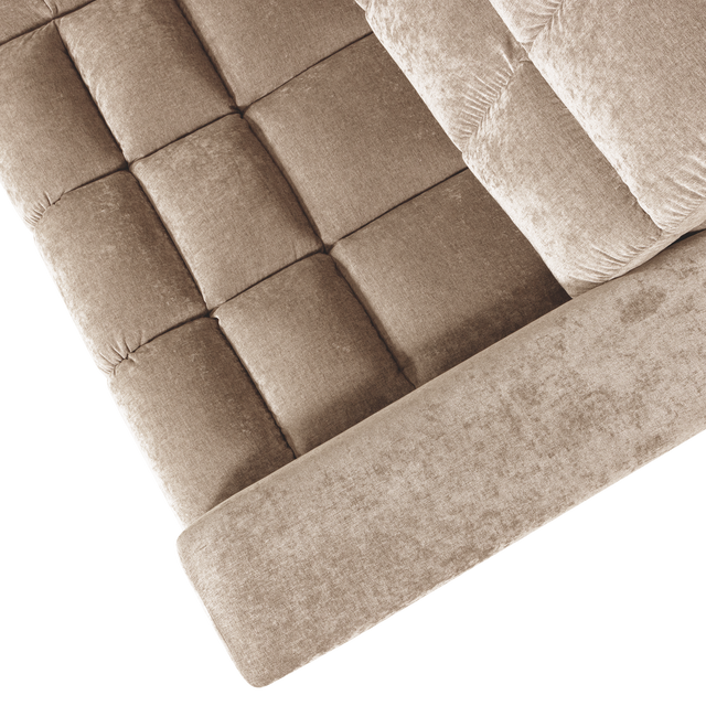 Second Date Hoekbank Links Vintage Nougat van WOOOD – Luxe comfort op maat van PureWonen. Vraag naar de beste prijs.