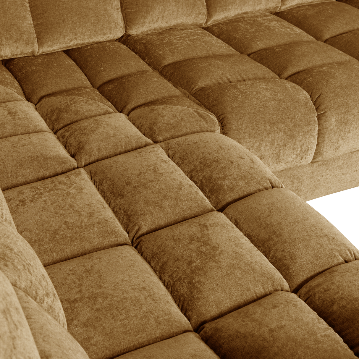Second Date Hoekbank Links Vintage Goud van WOOOD – Luxe comfort op maat van PureWonen. Vraag naar de beste prijs.