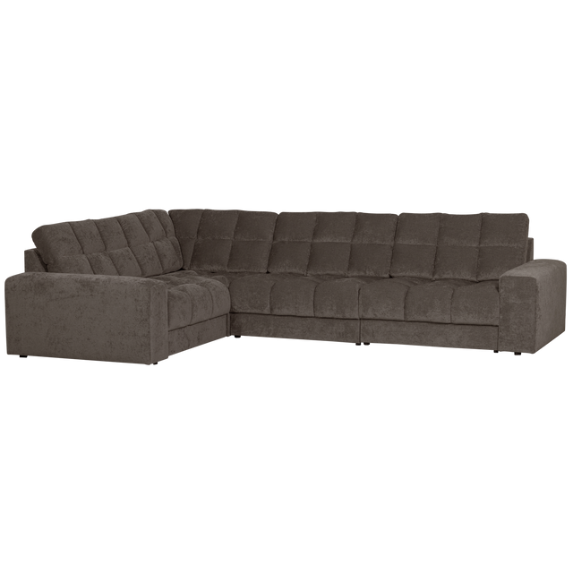 Second Date Hoekbank Links Vintage Warm Grijs van WOOOD – Luxe comfort op maat van PureWonen. Vraag naar de beste prijs.