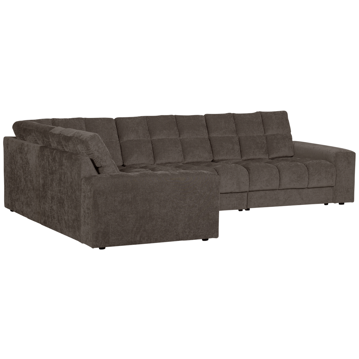 Second Date Hoekbank Links Vintage Warm Grijs van WOOOD – Luxe comfort op maat van PureWonen. Vraag naar de beste prijs.