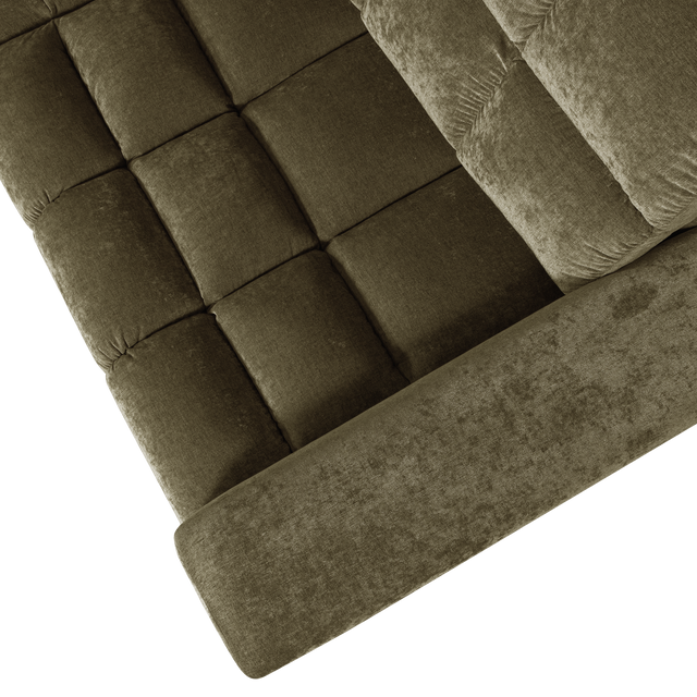 Second Date Hoekbank Rechts Vintage Groen van WOOOD – Luxe comfort op maat van PureWonen. Vraag naar de beste prijs.