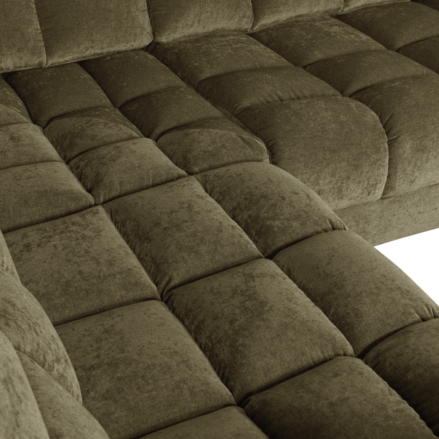 Second Date Hoekbank Rechts Vintage Groen van WOOOD – Luxe comfort op maat van PureWonen. Vraag naar de beste prijs.