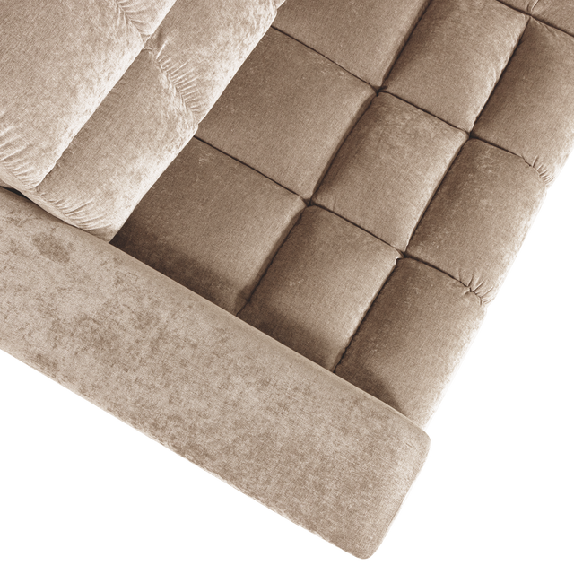 Second Date Hoekbank Rechts Vintage Nougat van WOOOD – Luxe comfort op maat van PureWonen. Vraag naar de beste prijs.