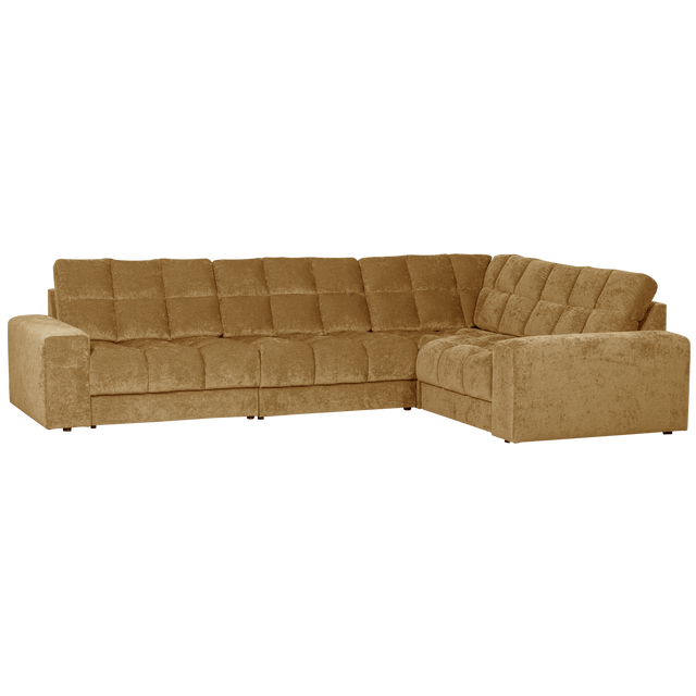 Second Date Hoekbank Rechts Vintage Goud van WOOOD – Luxe comfort op maat van PureWonen. Vraag naar de beste prijs.