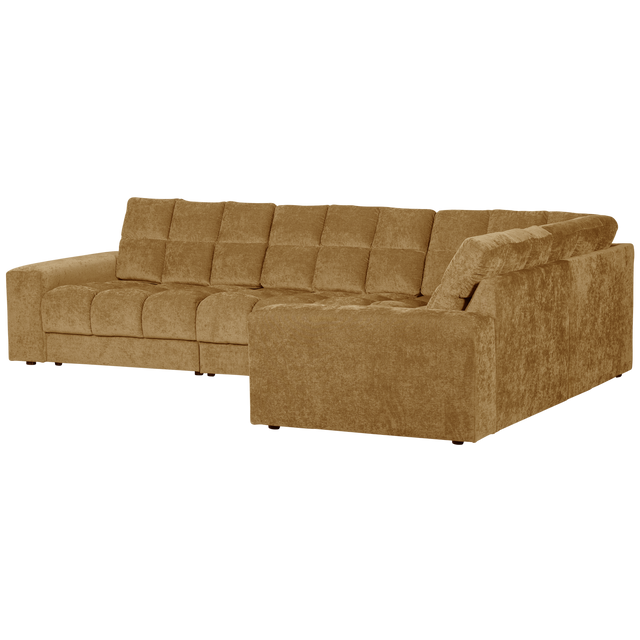 Second Date Hoekbank Rechts Vintage Goud van WOOOD – Luxe comfort op maat van PureWonen. Vraag naar de beste prijs.