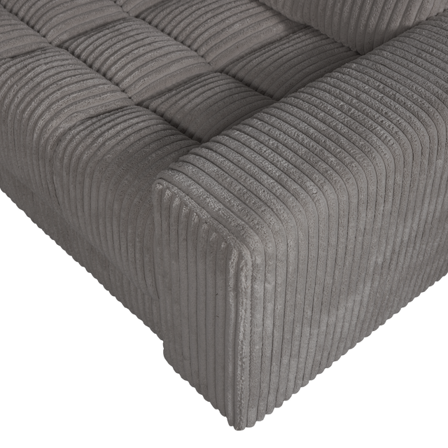 Second Date Hoekbank Rechts Grove Ribstof Terrazzo van WOOOD – Luxe comfort op maat van PureWonen. Vraag naar de beste prijs.