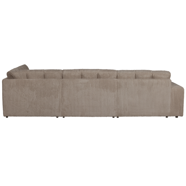 Second Date Hoekbank Rechts Grove Ribstof Mud van WOOOD – Luxe comfort op maat van PureWonen. Vraag naar de beste prijs.