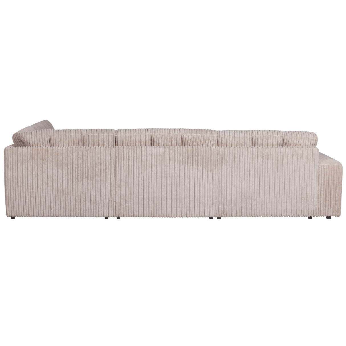 Second Date Hoekbank Rechts Grove Ribstof Naturel van WOOOD – Luxe comfort op maat van PureWonen. Vraag naar de beste prijs.