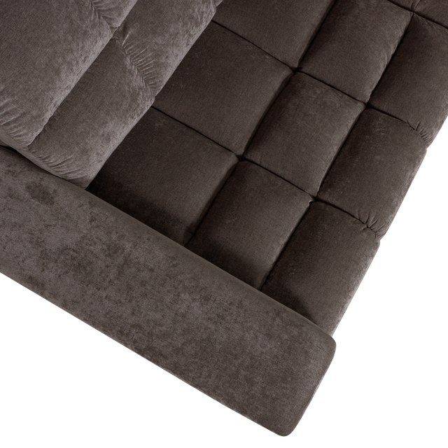 Second Date Hoekbank Rechts Vintage Warm Grijs van WOOOD – Luxe comfort op maat van PureWonen. Vraag naar de beste prijs.