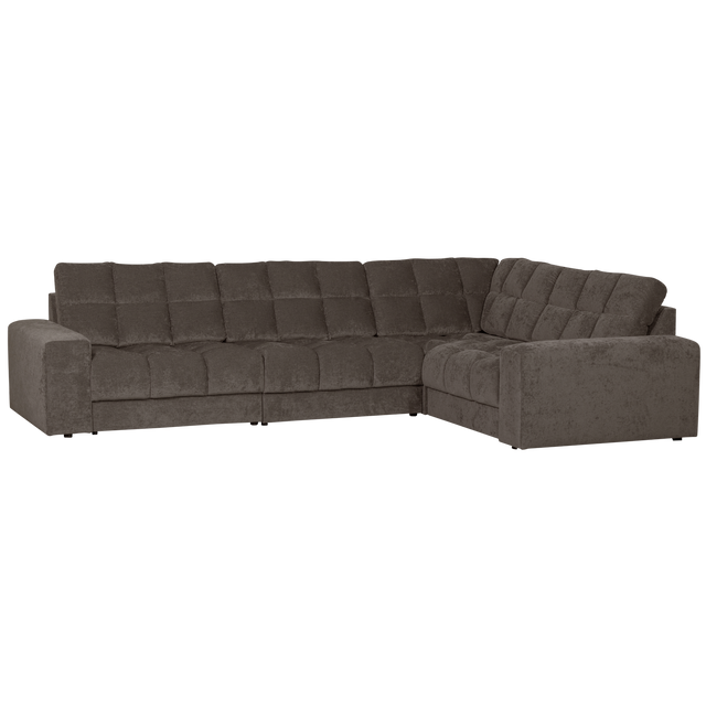 Second Date Hoekbank Rechts Vintage Warm Grijs van WOOOD – Luxe comfort op maat van PureWonen. Vraag naar de beste prijs.