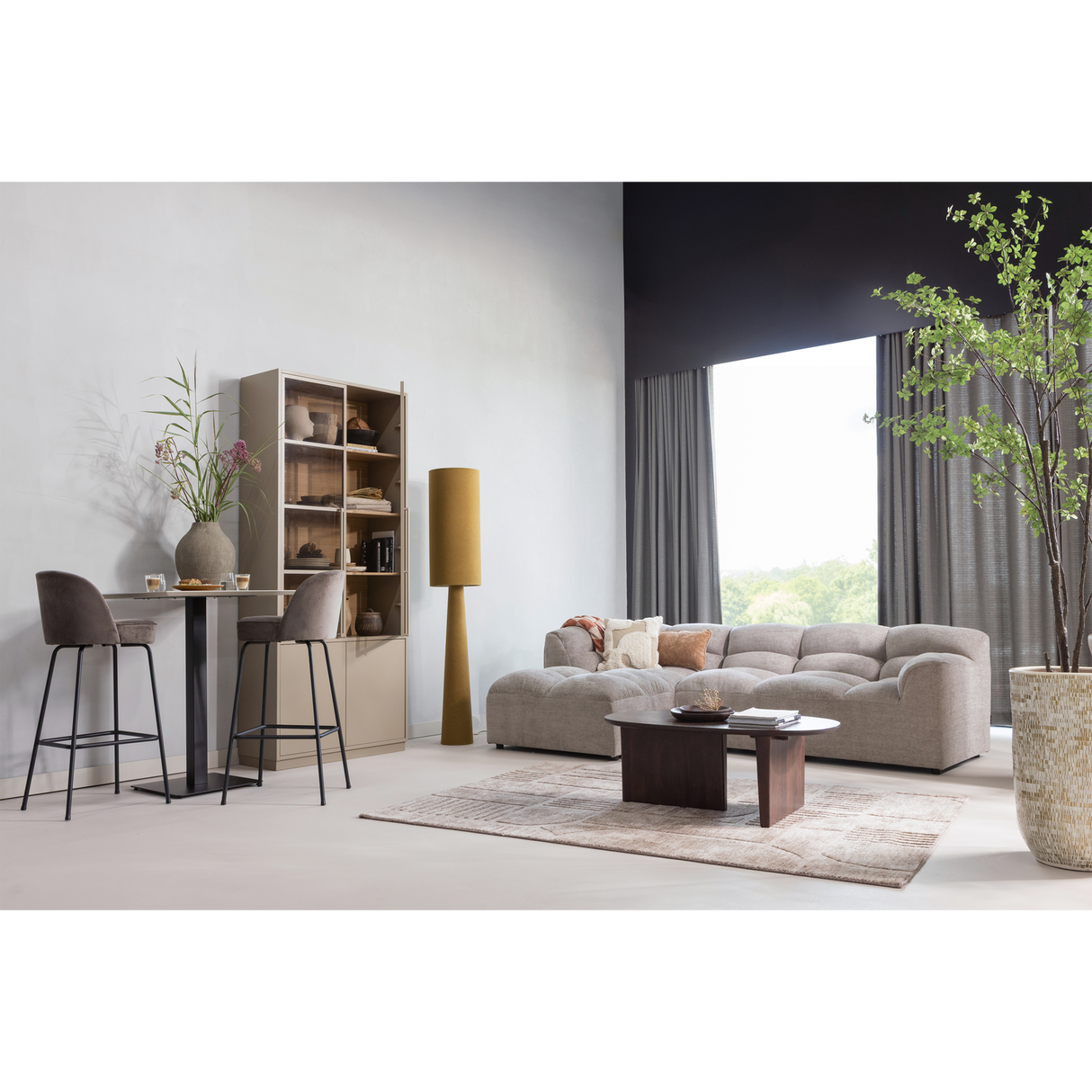 Seam Salontafel Mango Hout Donkerbruin