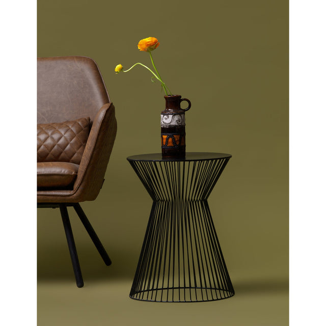 Suus Bijzettafel Metaal Zwart van WOOOD – Luxe comfort op maat van PureWonen. Vraag naar de beste prijs.