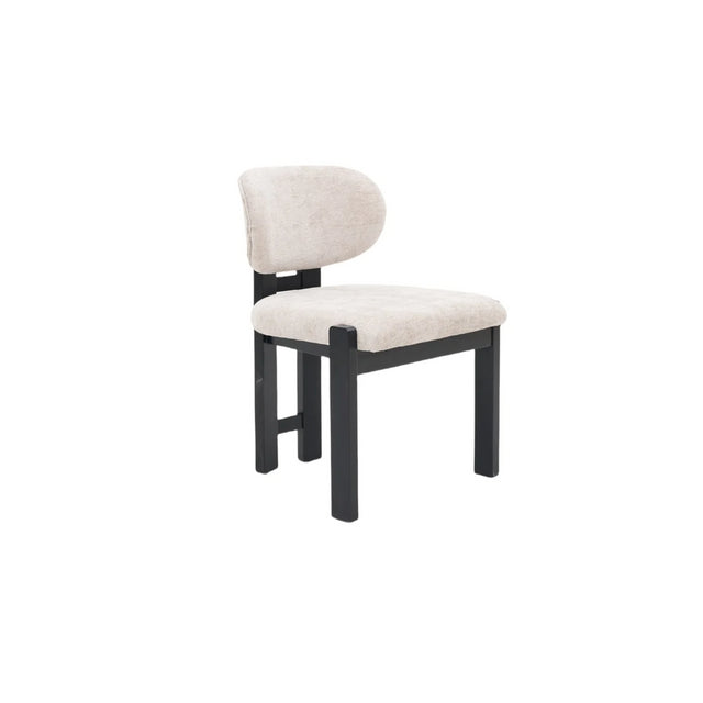 CHAIR DESIREY ZB-5685 BLACK LEGS CREAM FY2415-7