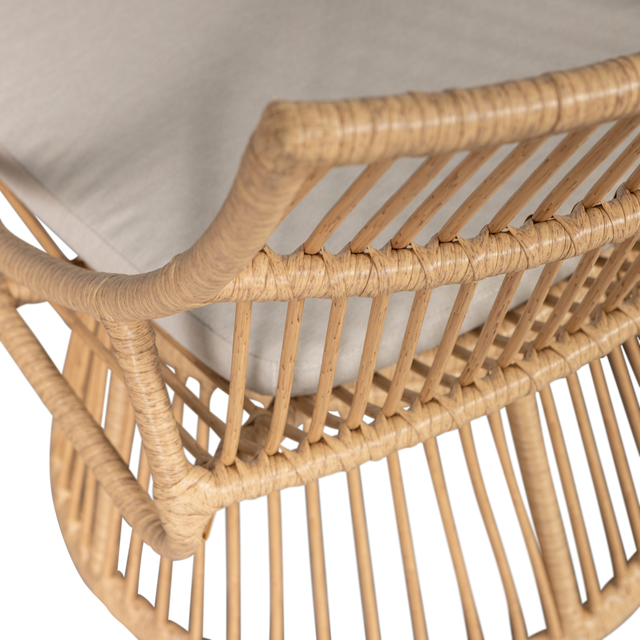 Alatna Tuinstoel Wicker Naturel van WOOOD – Luxe comfort op maat van PureWonen. Vraag naar de beste prijs.