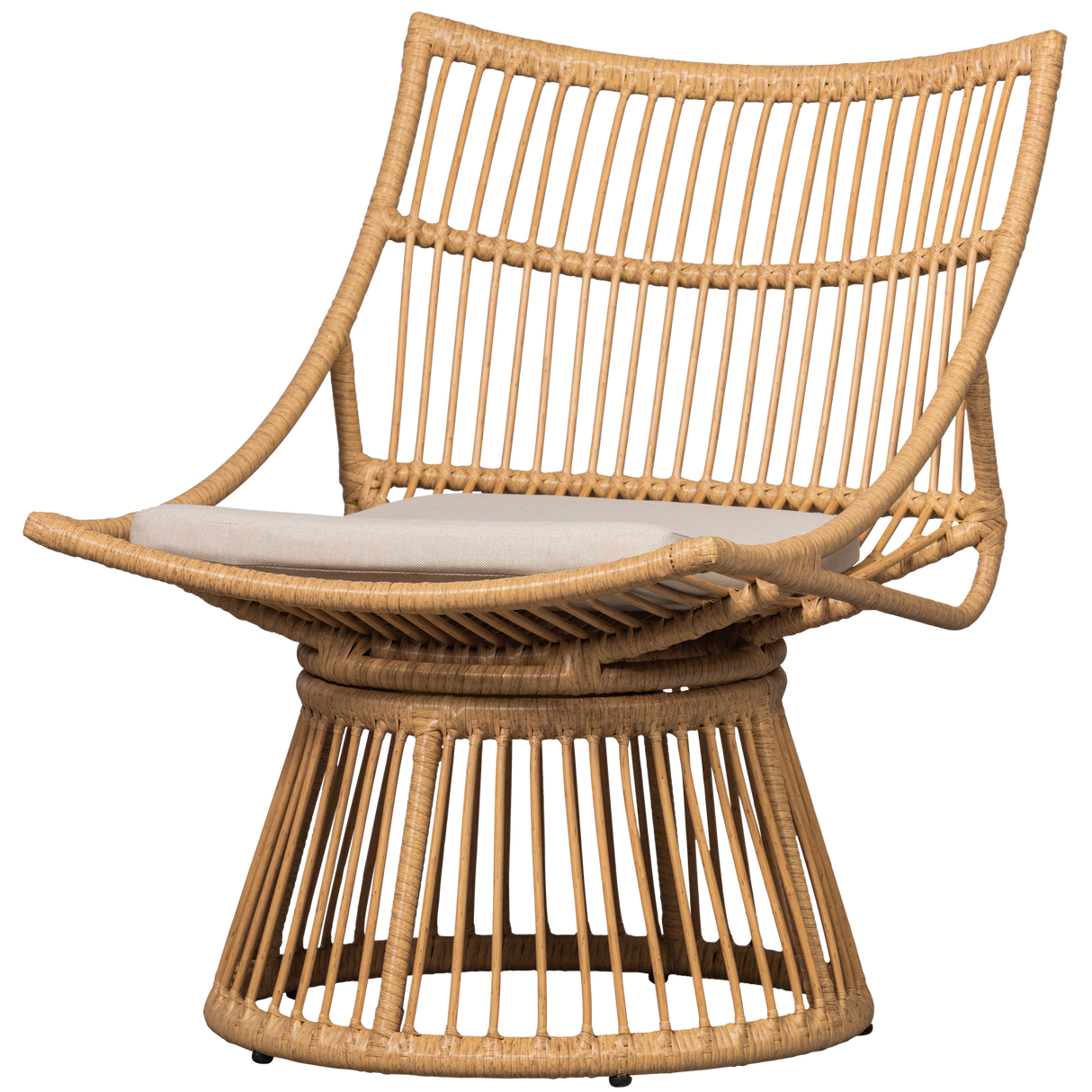 Alatna Tuinstoel Wicker Naturel van WOOOD – Luxe comfort op maat van PureWonen. Vraag naar de beste prijs.