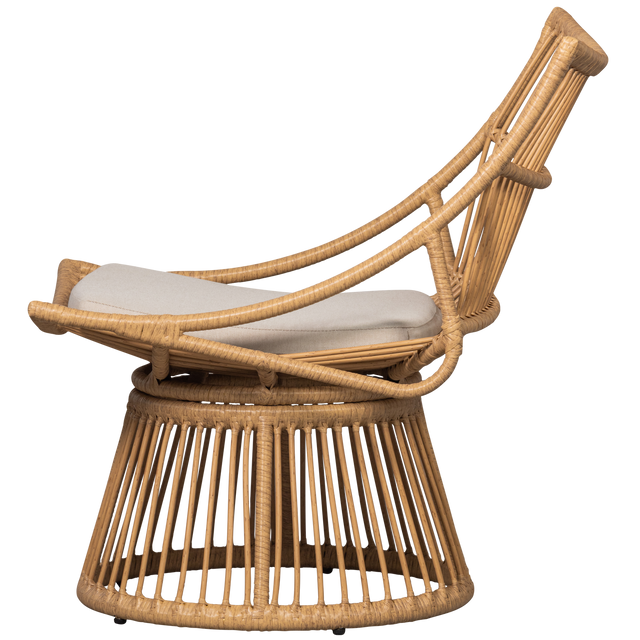 Alatna Tuinstoel Wicker Naturel van WOOOD – Luxe comfort op maat van PureWonen. Vraag naar de beste prijs.