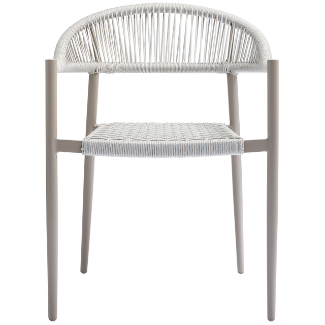 Yellow Tuinstoel Touw/Aluminium Lichtgrijs van WOOOD – Luxe comfort op maat van PureWonen. Vraag naar de beste prijs.