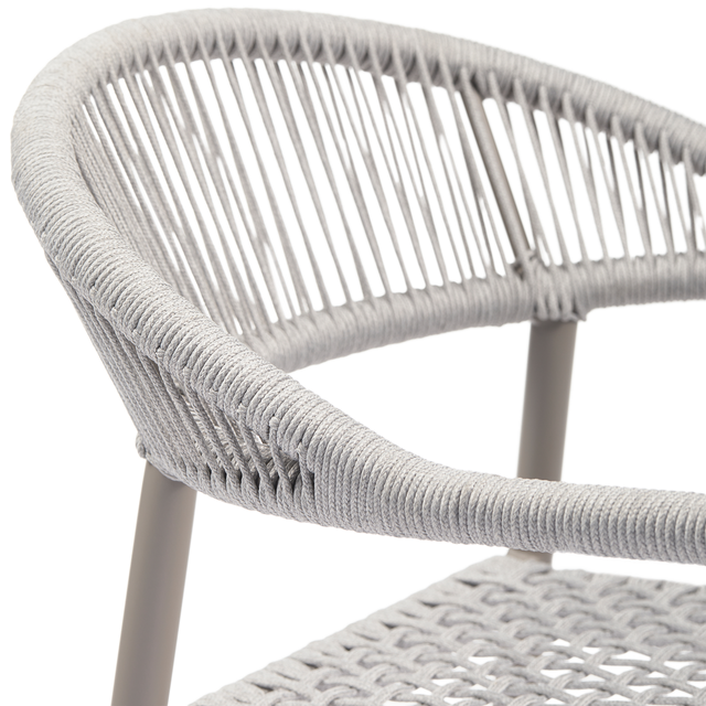 Yellow Tuinstoel Touw/Aluminium Lichtgrijs Set Van 2 van WOOOD – Luxe comfort op maat van PureWonen. Vraag naar de beste prijs.