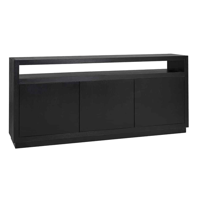 Dressoir Oakura 3-deuren (Black) van Richmond Interiors – Luxe comfort op maat van PureWonen. Vraag naar de beste prijs.