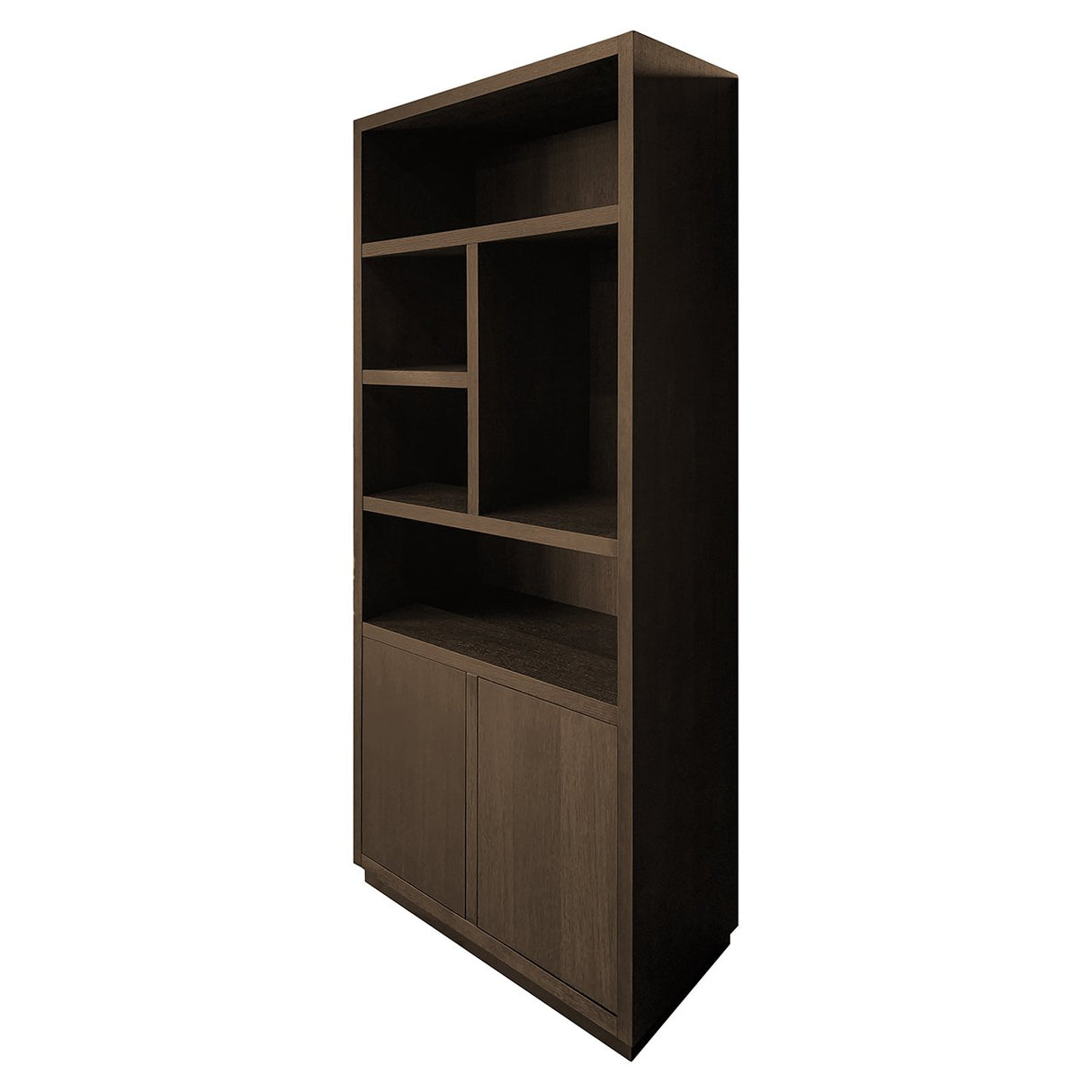 Boekenkast Oakura 2-deuren (Brown) van Richmond Interiors – Luxe comfort op maat van PureWonen. Vraag naar de beste prijs.