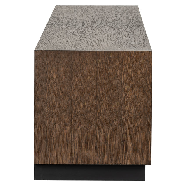 TV dressoir Oakura 3-laden (Brown) van Richmond Interiors – Luxe comfort op maat van PureWonen. Vraag naar de beste prijs.
