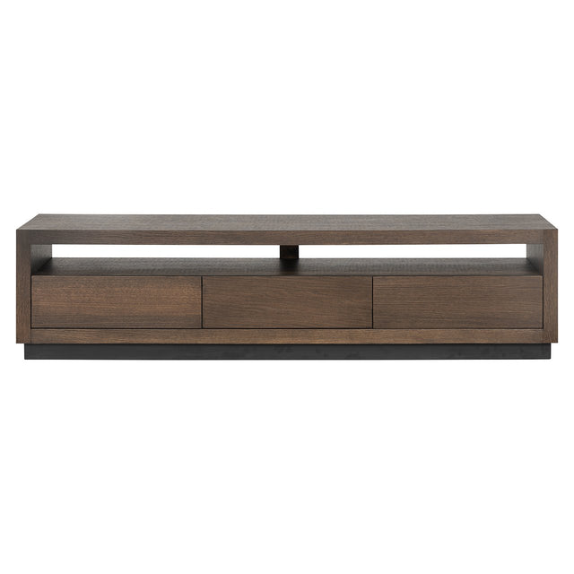 TV dressoir Oakura 3-laden (Brown) van Richmond Interiors – Luxe comfort op maat van PureWonen. Vraag naar de beste prijs.