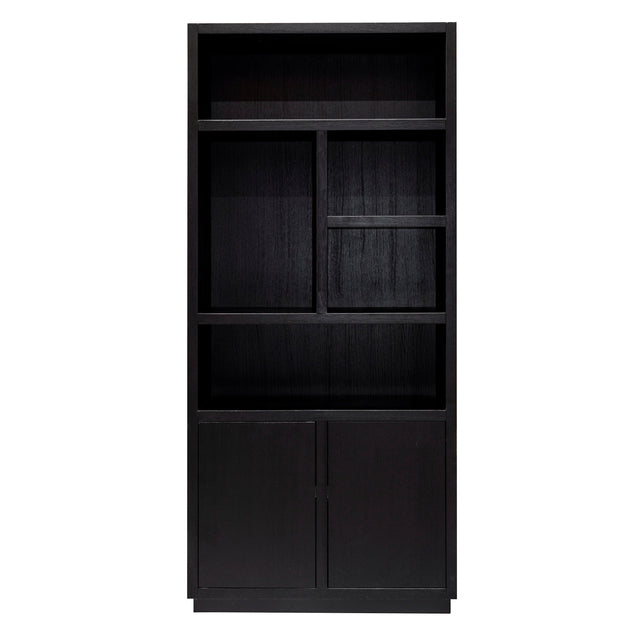 Boekenkast Oakura 2-deuren (Black) van Richmond Interiors – Luxe comfort op maat van PureWonen. Vraag naar de beste prijs.