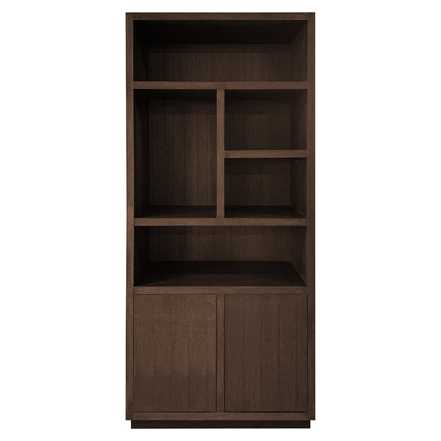 Boekenkast Oakura 2-deuren (Brown) van Richmond Interiors – Luxe comfort op maat van PureWonen. Vraag naar de beste prijs.