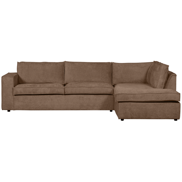Hajo Hoekbank Rechts Chenille Mud van WOOOD – Luxe comfort op maat van PureWonen. Vraag naar de beste prijs.