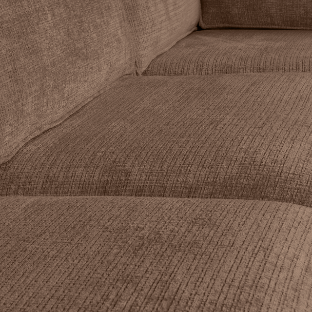 Hajo Hoekbank Rechts Chenille Mud van WOOOD – Luxe comfort op maat van PureWonen. Vraag naar de beste prijs.