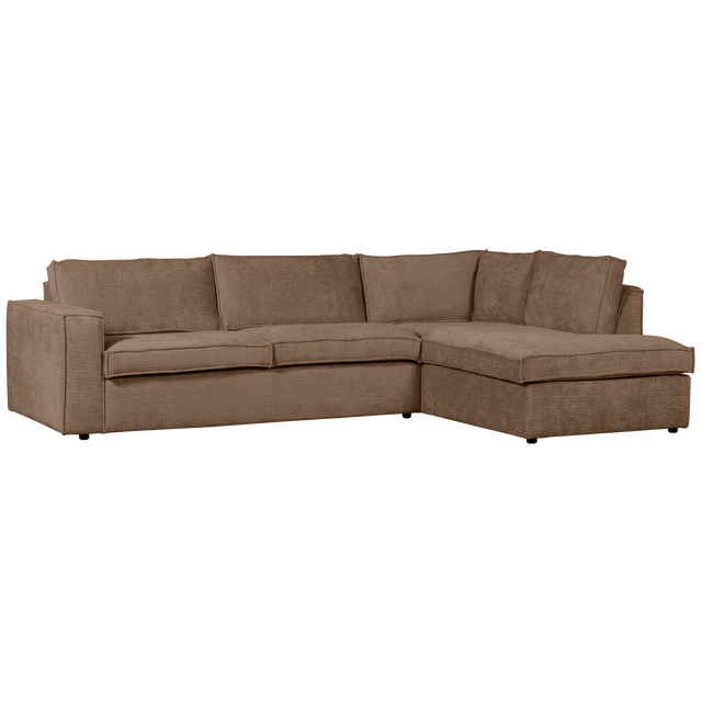 Hajo Hoekbank Rechts Chenille Mud van WOOOD – Luxe comfort op maat van PureWonen. Vraag naar de beste prijs.