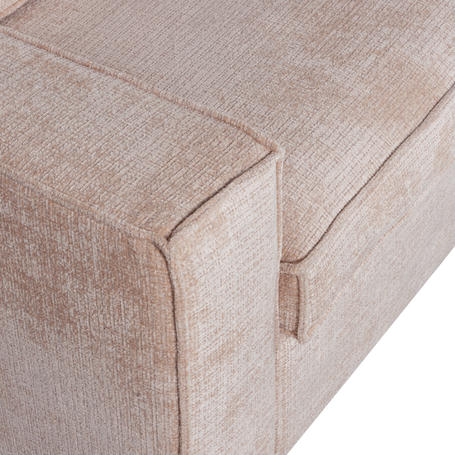 Hajo Hoekbank Rechts Chenille Zand van WOOOD – Luxe comfort op maat van PureWonen. Vraag naar de beste prijs.