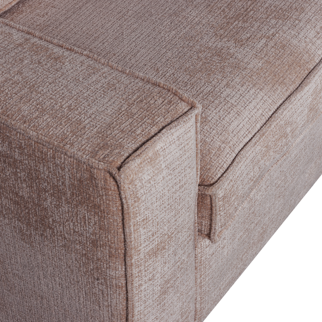 Hajo Hoekbank Rechts Chenille Taupe van WOOOD – Luxe comfort op maat van PureWonen. Vraag naar de beste prijs.