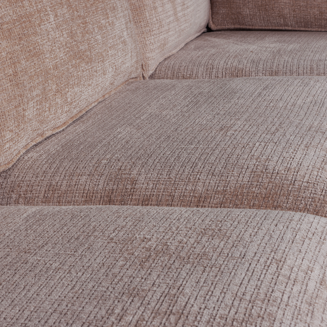 Hajo Hoekbank Rechts Chenille Taupe van WOOOD – Luxe comfort op maat van PureWonen. Vraag naar de beste prijs.