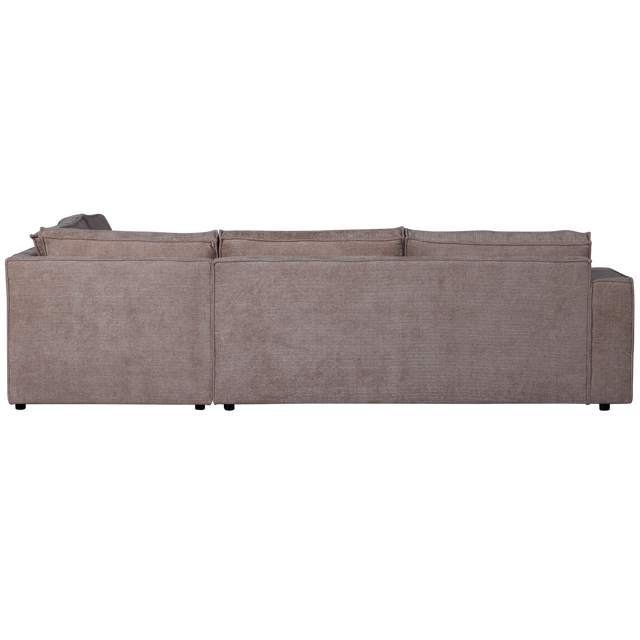 Hajo Hoekbank Rechts Chenille Taupe van WOOOD – Luxe comfort op maat van PureWonen. Vraag naar de beste prijs.